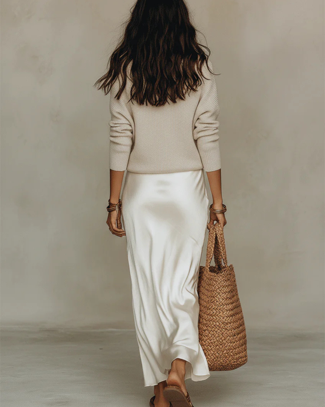 BEAUMONT NICE | ROBE MIDI EN SATIN POUR FEMMES