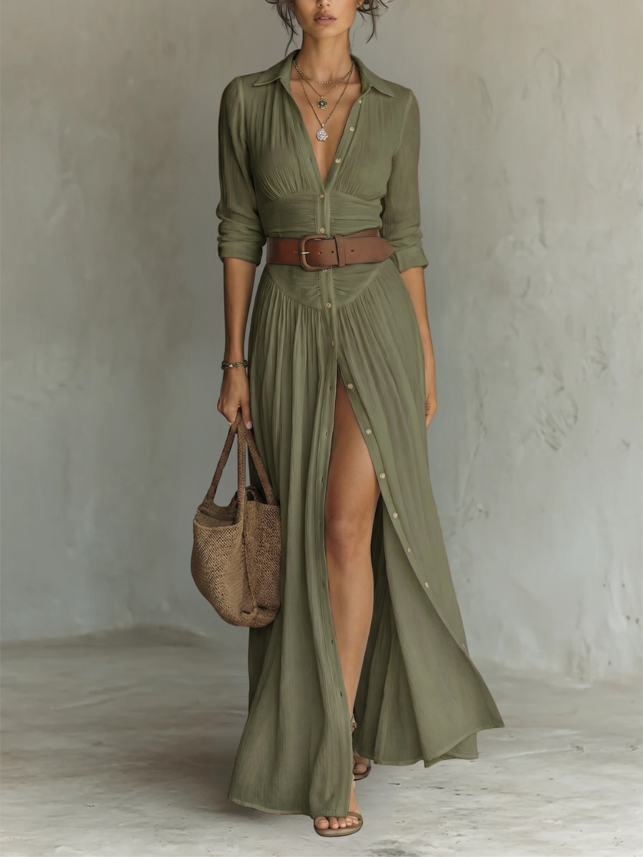 BEAUMONT NICE | ROBE MAXI ÉLÉGANTE POUR FEMME