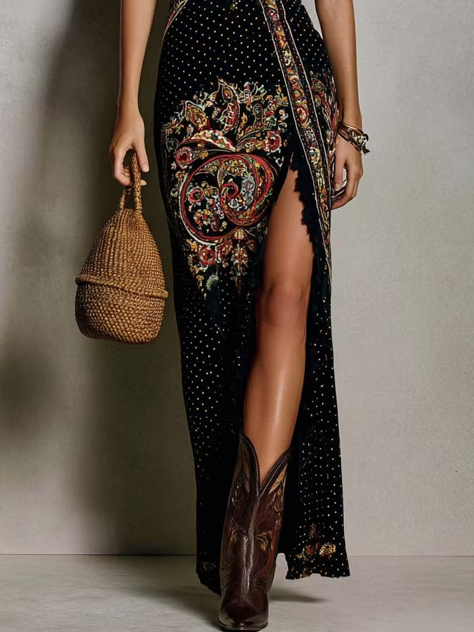 BEAUMONT NICE | ROBE MAXI ETHNIQUE POUR FEMMES