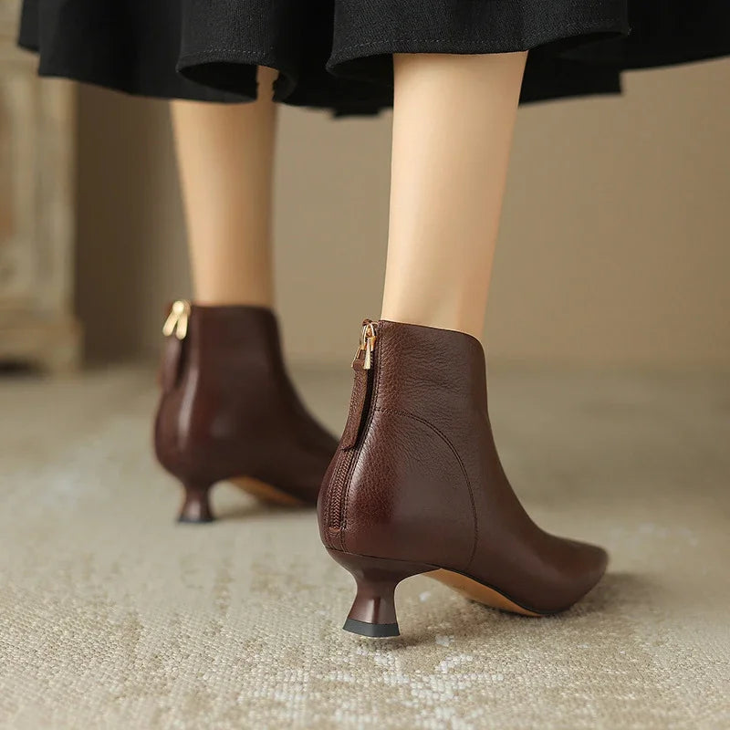 BEAUMONT NICE | BOTTINES À TALON POINTU POUR FEMMES