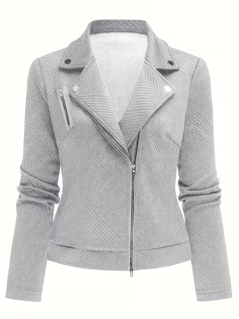 BEAUMONT NICE | VESTE BIKER GÉOMÉTRIQUE POUR FEMMES