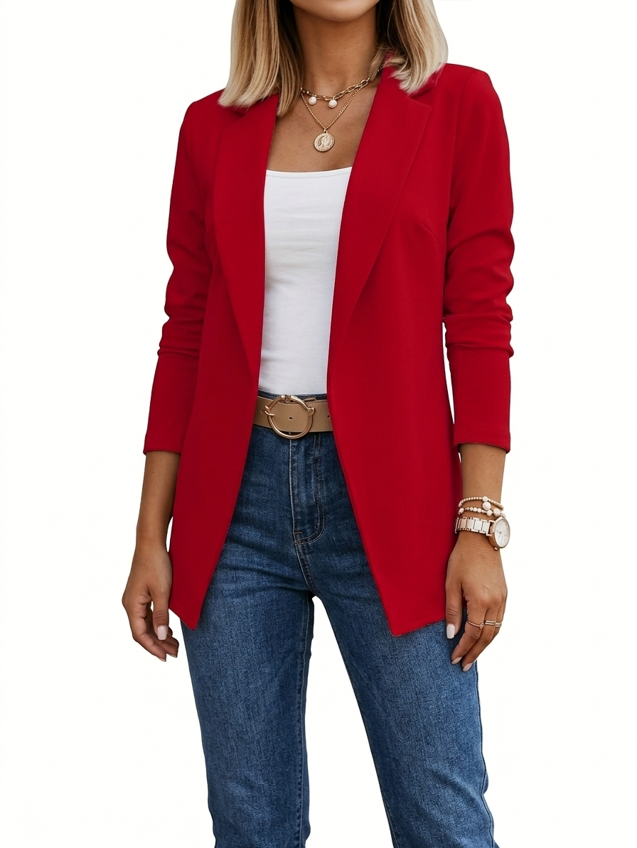 BEAUMONT NICE | BLAZER DRAPÉ ÉLÉGANT POUR FEMMES
