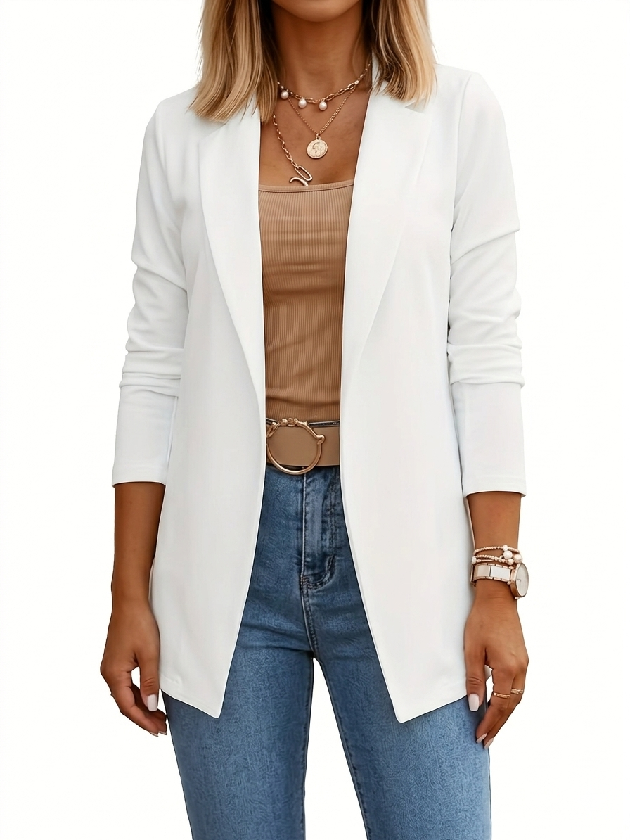 BEAUMONT NICE | BLAZER DRAPÉ ÉLÉGANT POUR FEMMES