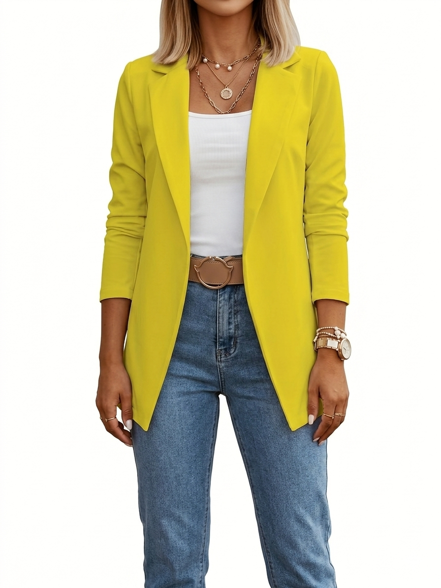 BEAUMONT NICE | BLAZER DRAPÉ ÉLÉGANT POUR FEMMES