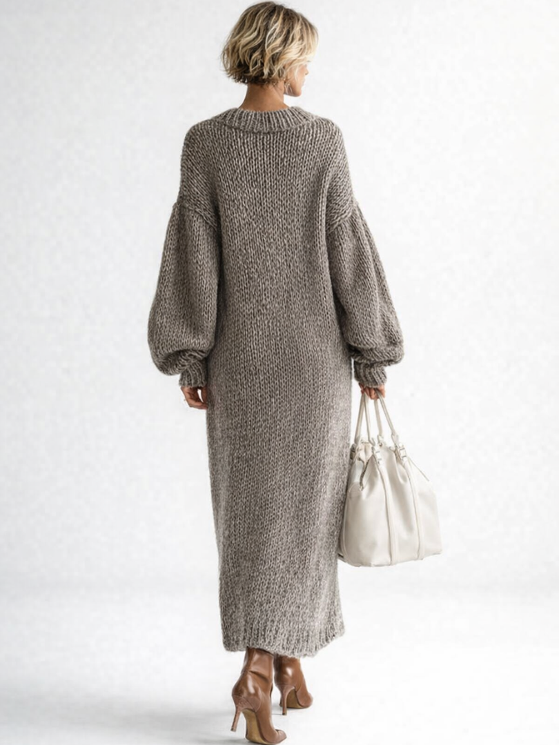 BEAUMONT NICE | ROBE MAXI TEXTURÉE OVERSIZED POUR FEMMES