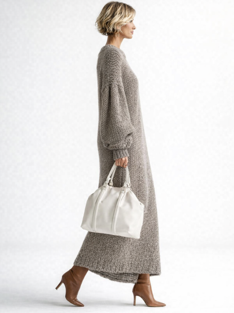 BEAUMONT NICE | ROBE MAXI TEXTURÉE OVERSIZED POUR FEMMES
