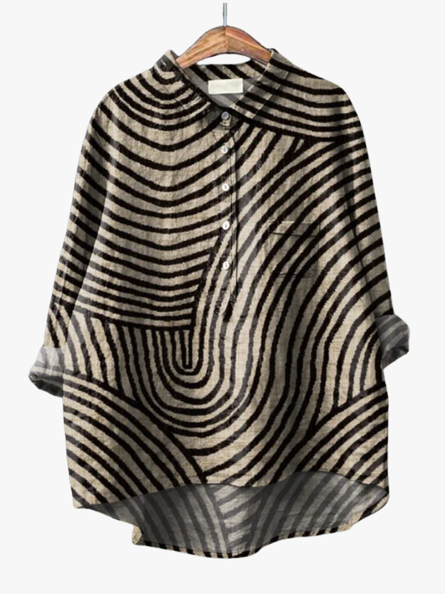 BEAUMONT NICE | BLOUSE MOTIF GRAPHIQUE POUR FEMMES