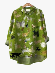 BEAUMONT NICE | BLOUSE IMPRIMÉ ANIMAUX POUR FEMMES