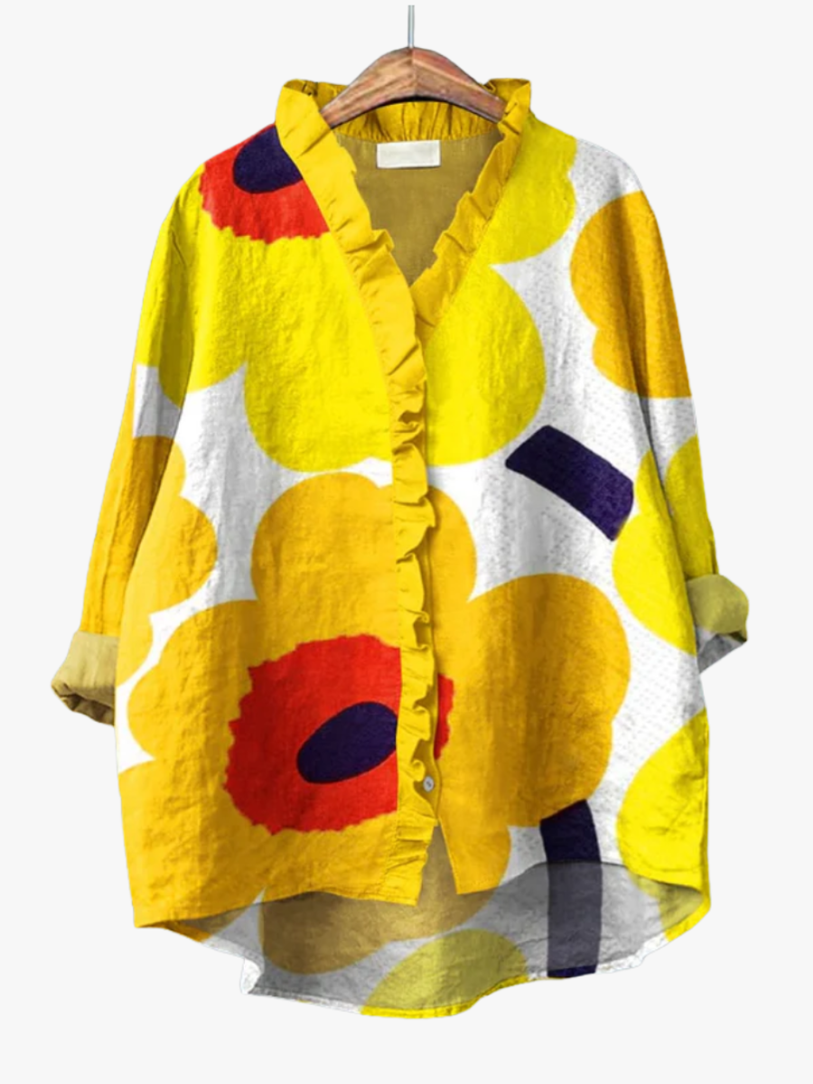 BEAUMONT NICE | BLOUSE IMPRIMÉ FLORAL POUR FEMMES