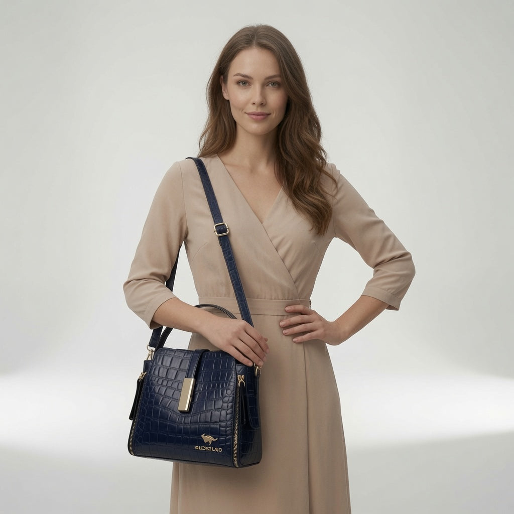 BEAUMONT NICE | SAC À MOTIF CROCODILE POUR FEMMES