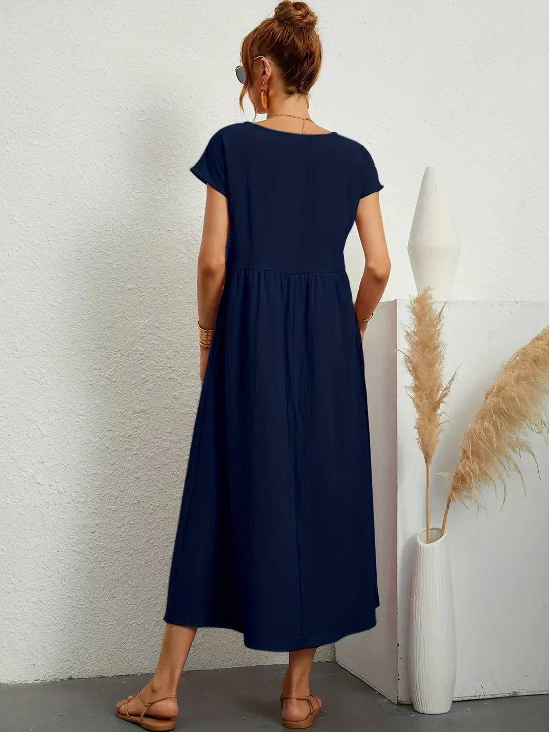 BEAUMONT NICE | ROBE MIDI PLISSEE POUR FEMMES