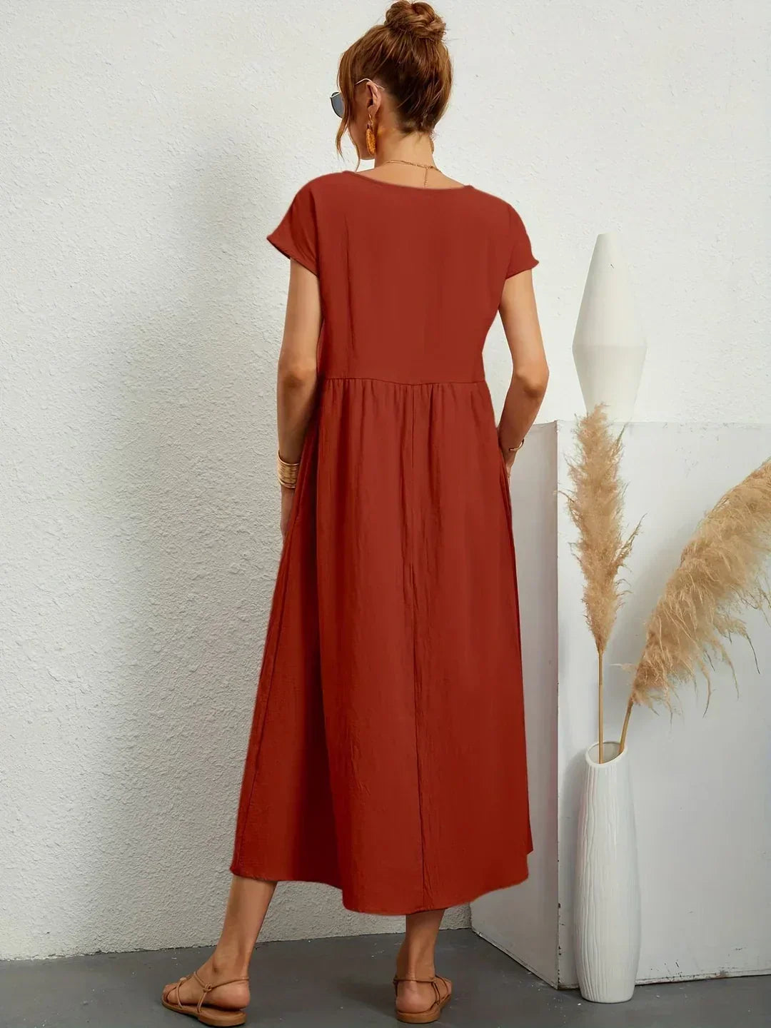 BEAUMONT NICE | ROBE MIDI PLISSEE POUR FEMMES