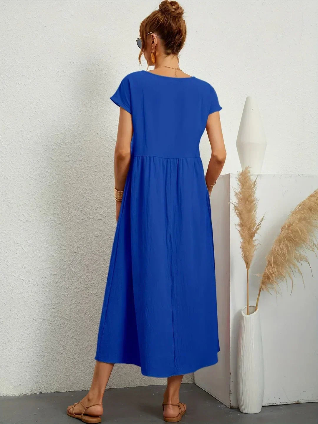 BEAUMONT NICE | ROBE MIDI PLISSEE POUR FEMMES