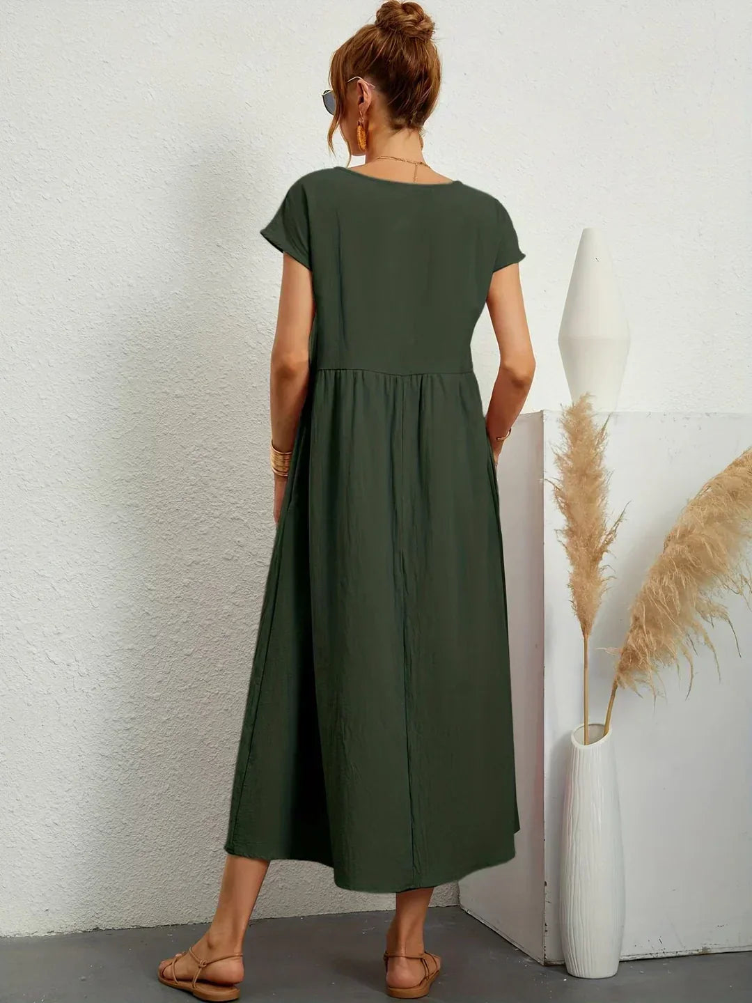 BEAUMONT NICE | ROBE MIDI PLISSEE POUR FEMMES