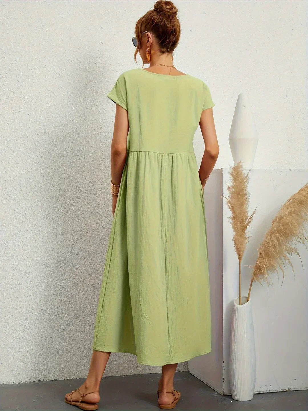 BEAUMONT NICE | ROBE MIDI PLISSEE POUR FEMMES