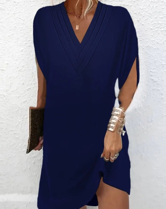 BEAUMONT NICE | ROBE ENVELOPPE À COL EN V POUR FEMMES