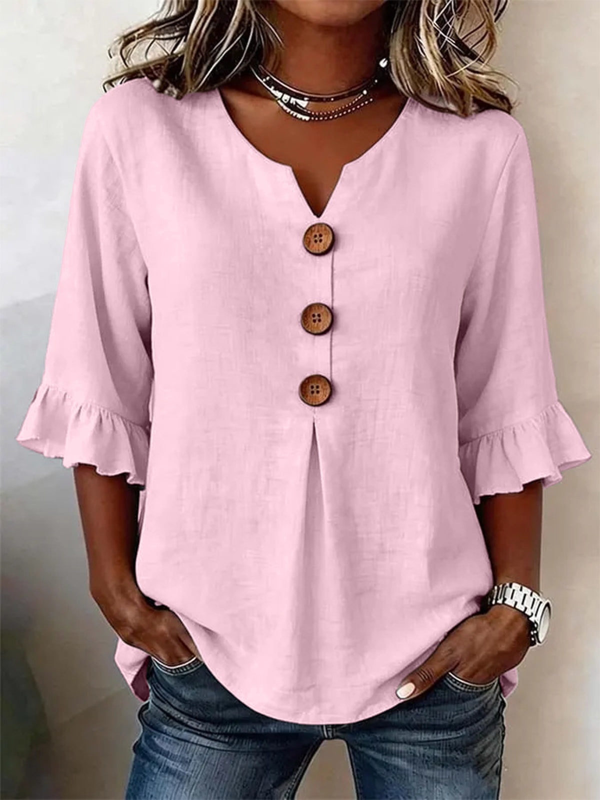 BEAUMONT NICE | BLOUSE À VOLANTS ROMANTIQUE POUR FEMMES
