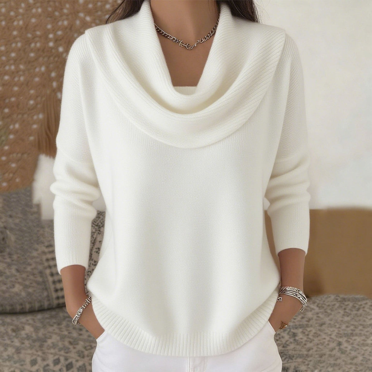 BEAUMONT NICE | PULL À COL GRACIEUX POUR FEMMES