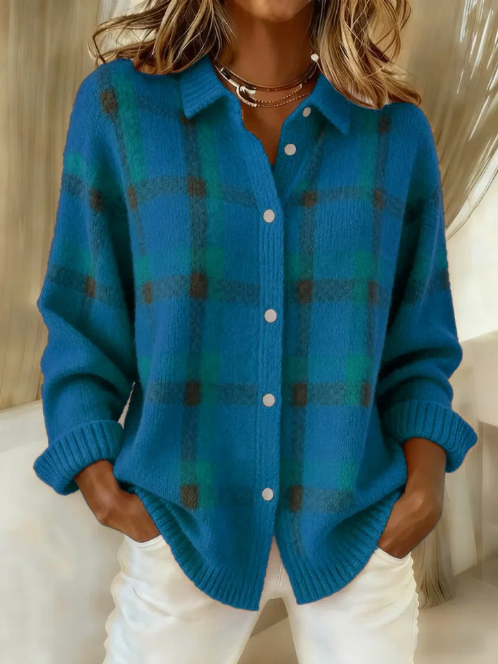 BEAUMONT NICE | GILET TRICOTÉ À COL POUR FEMMES