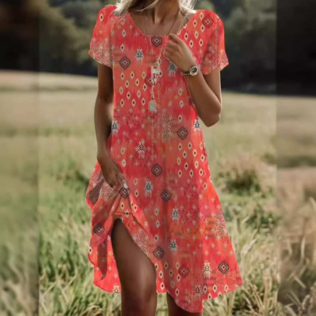BEAUMONT NICE | ROBE MIDI D'ÉTÉ POUR FEMMES