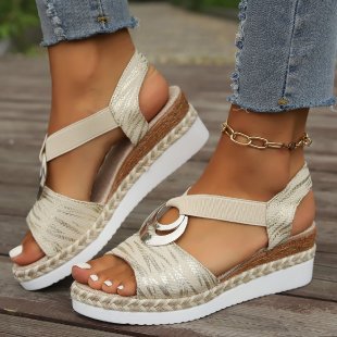 BEAUMONT NICE | SANDALES À TALON COMPENSÉ STYLÉES POUR FEMMES