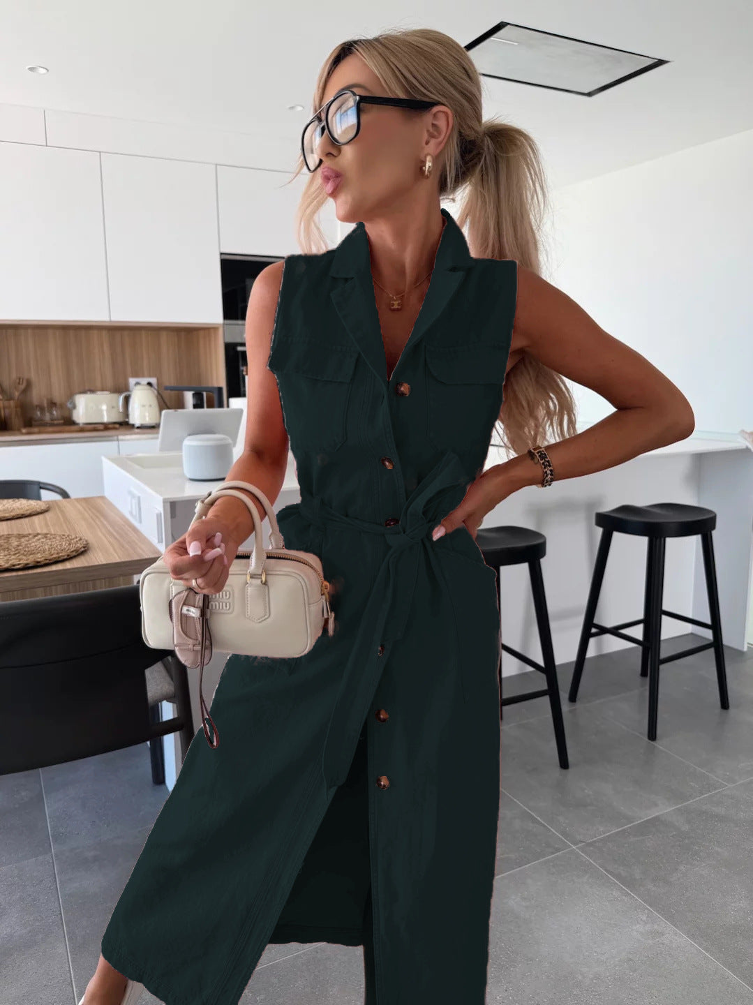 BEAUMONT NICE | ROBE EN JEAN MODERNE POUR FEMME