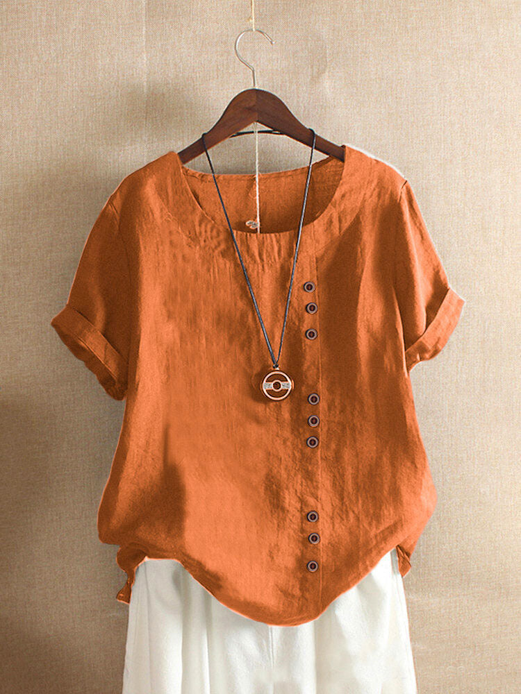 BEAUMONT NICE | BLOUSE EN COTON À BOUTONS POUR FEMMES