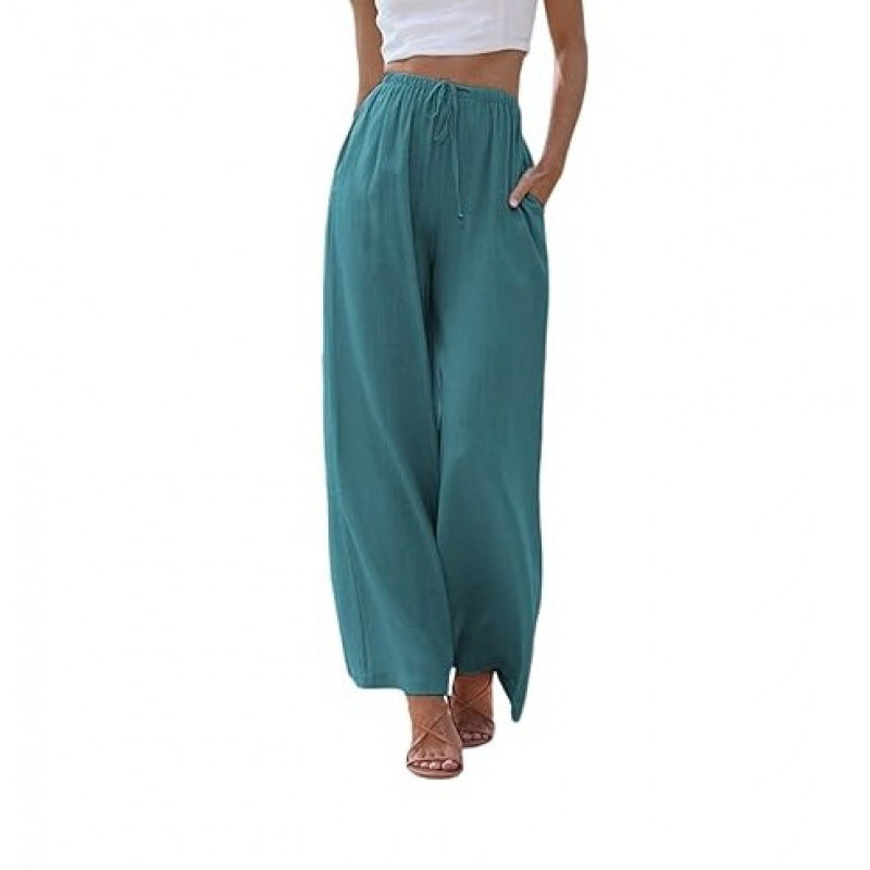 BEAUMONT NICE | PANTALONS CLASSIQUES À JAMBES LARGES POUR FEMMES