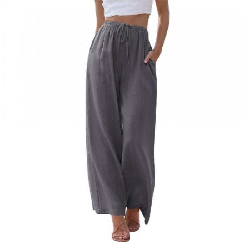BEAUMONT NICE | PANTALONS CLASSIQUES À JAMBES LARGES POUR FEMMES