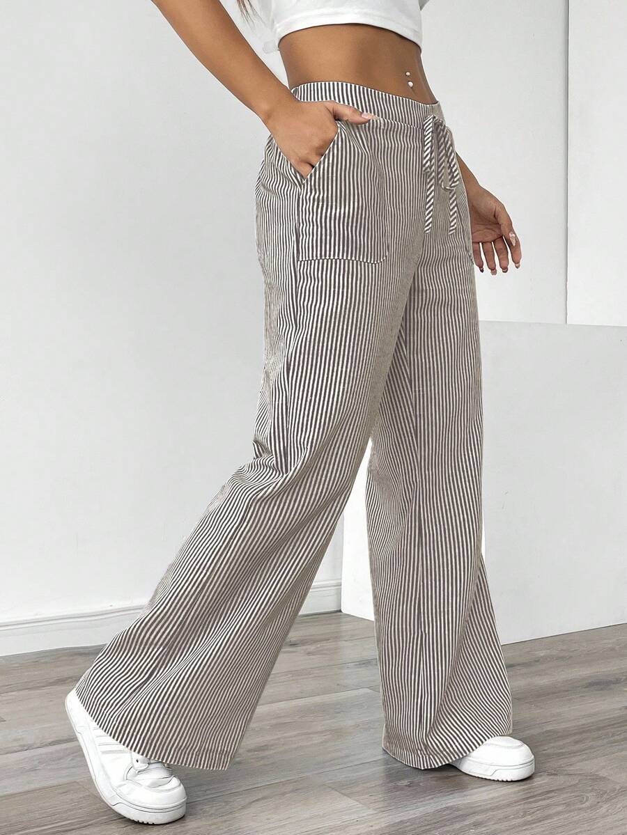 BEAUMONT NICE | PANTALONS AMPLE RAYÉS POUR FEMMES