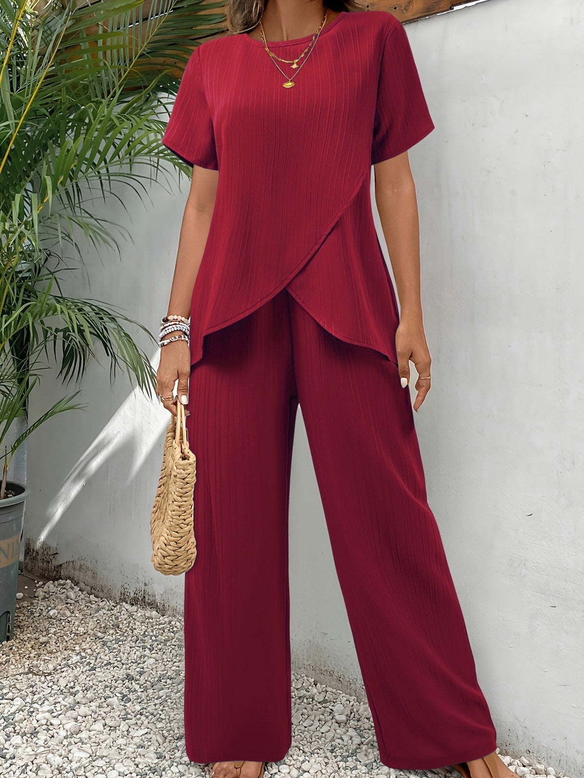 BEAUMONT NICE | ENSEMBLE CÔTELÉ POUR FEMME