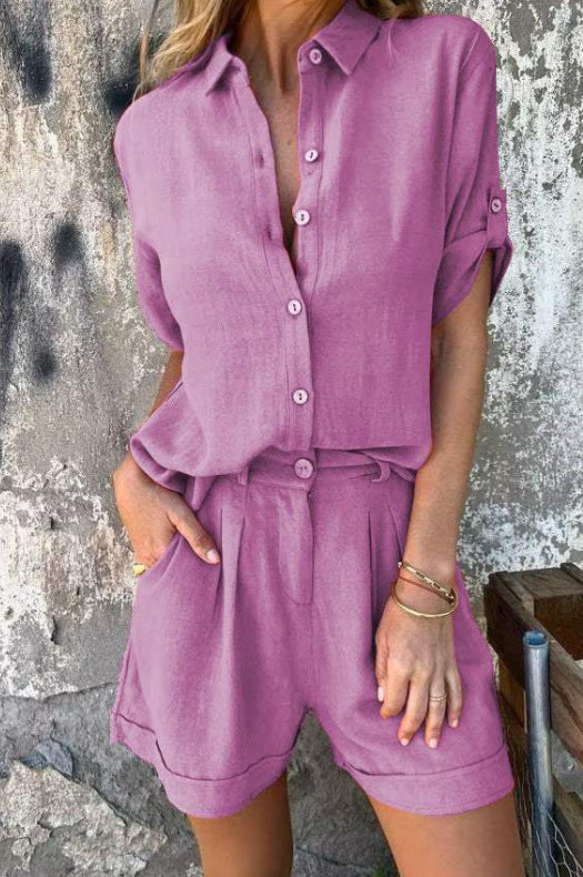 BEAUMONT NICE | ENSEMBLE COURT EN LIN POUR FEMMES