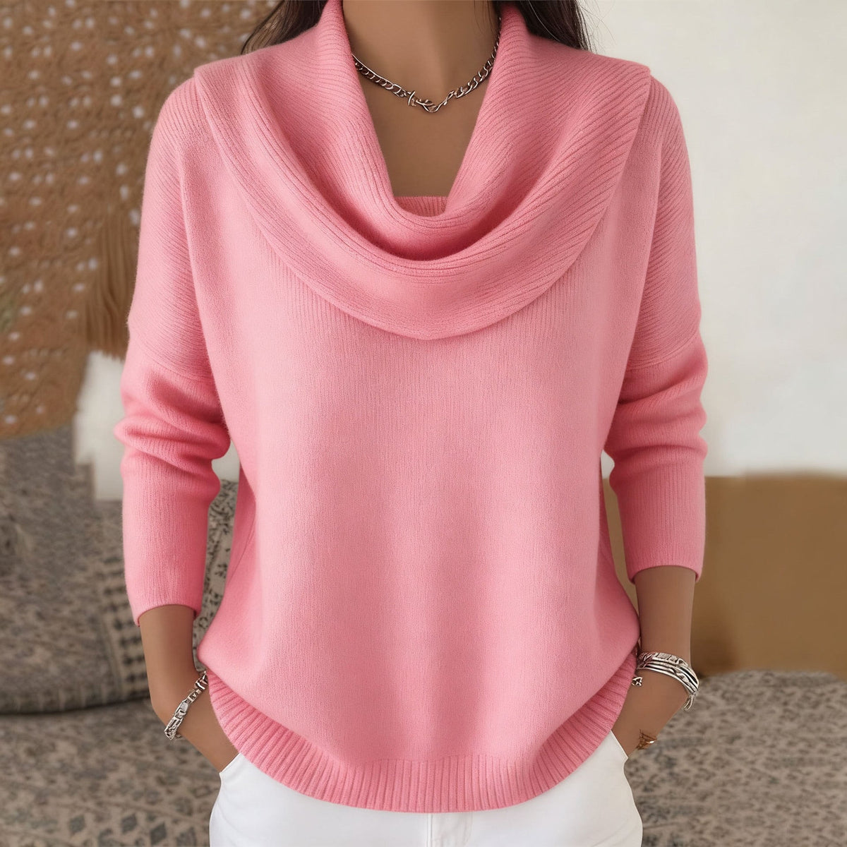 BEAUMONT NICE | PULL À COL GRACIEUX POUR FEMMES