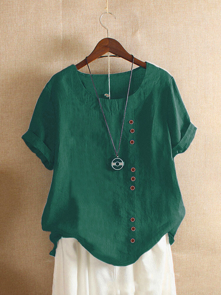 BEAUMONT NICE | BLOUSE EN COTON À BOUTONS POUR FEMMES
