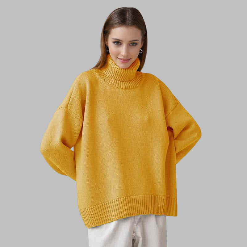 BEAUMONT NICE | PULL COL ROULÉ INTEMPOREL POUR FEMMES