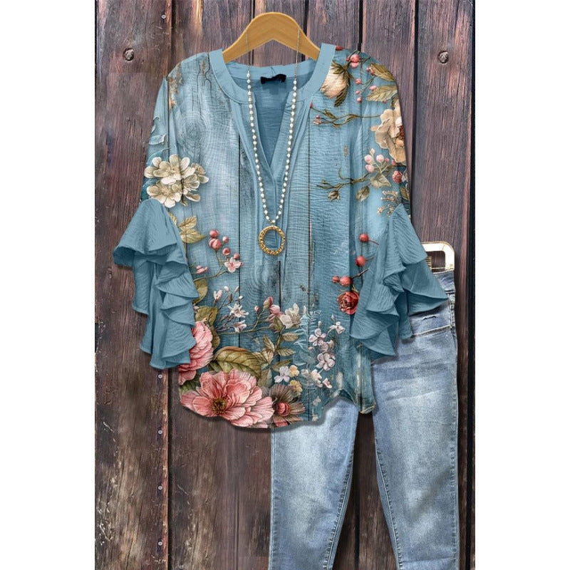 BEAUMONT NICE | BLOUSE À VOLANTS POUR FEMMES