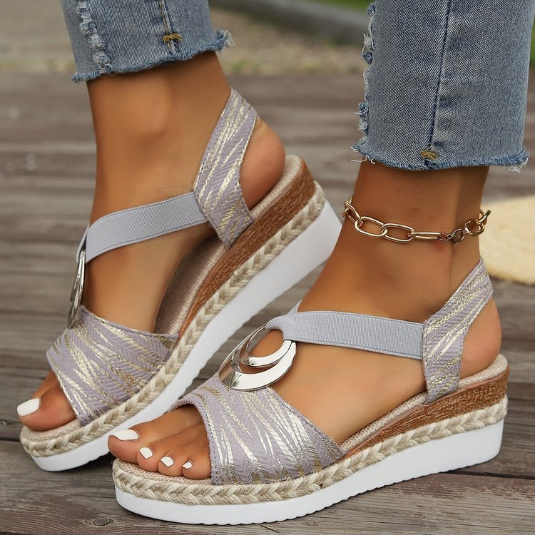 BEAUMONT NICE | SANDALES À TALON COMPENSÉ STYLÉES POUR FEMMES