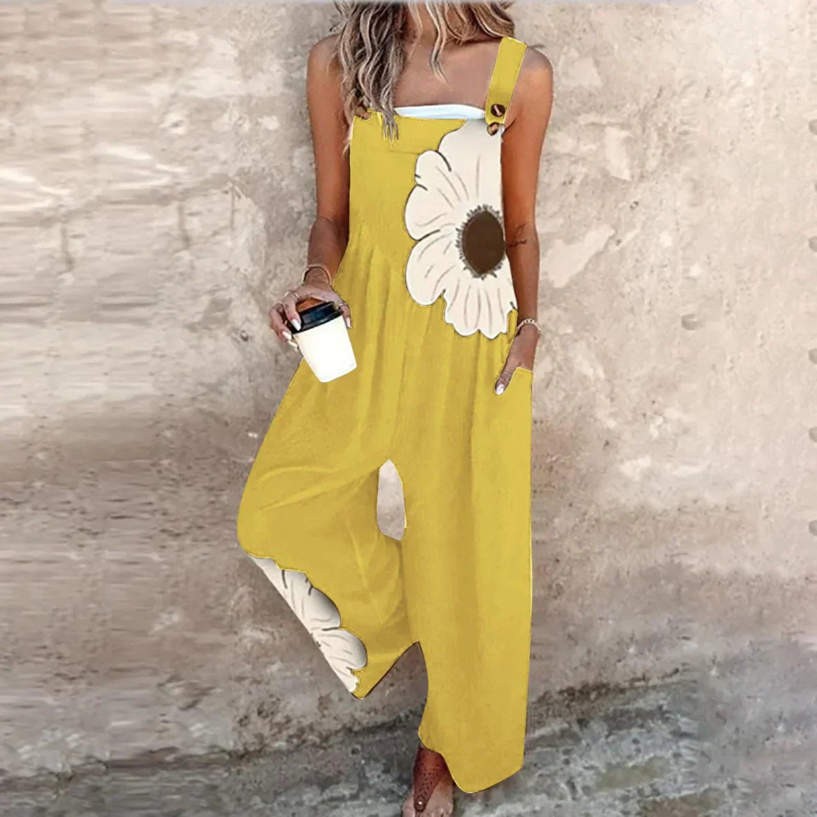 BEAUMONT NICE | SALOPETTE FLEUR GRAPHIQUE POUR FEMMES