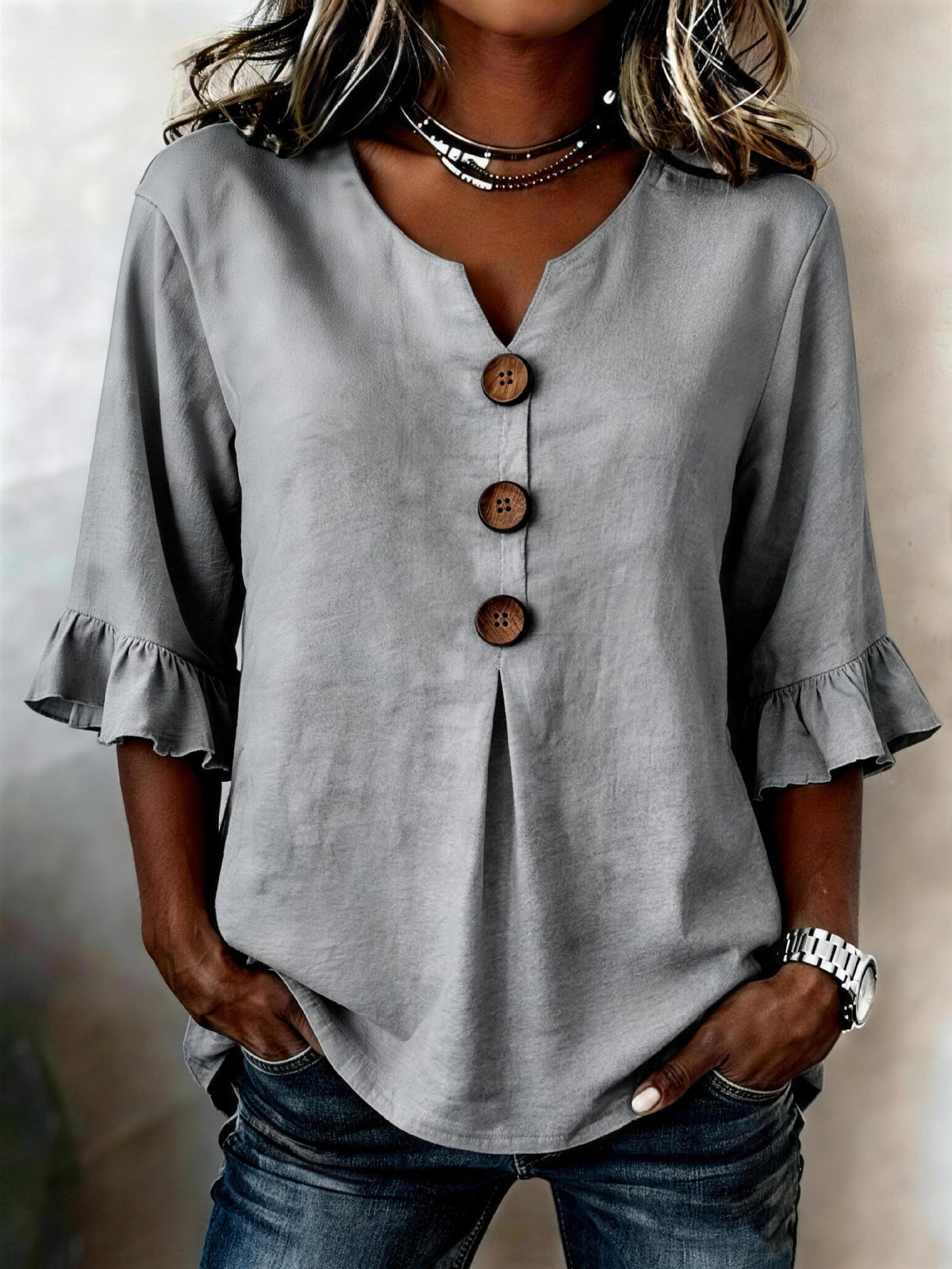 BEAUMONT NICE | BLOUSE À VOLANTS ROMANTIQUE POUR FEMMES