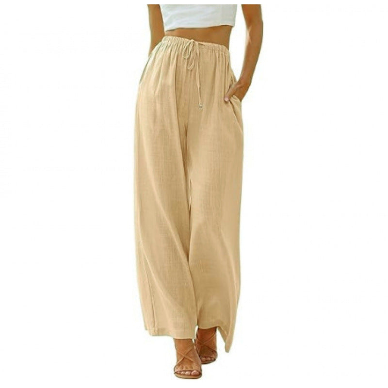 BEAUMONT NICE | PANTALONS CLASSIQUES À JAMBES LARGES POUR FEMMES