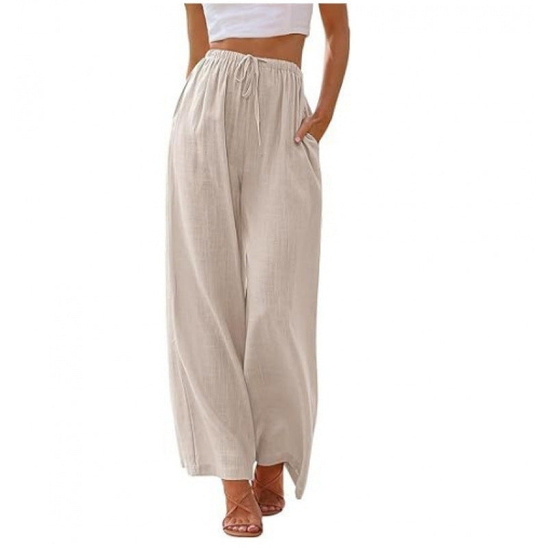 BEAUMONT NICE | PANTALONS CLASSIQUES À JAMBES LARGES POUR FEMMES