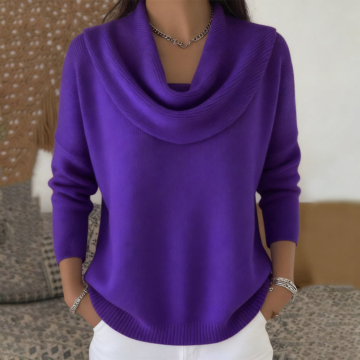 BEAUMONT NICE | PULL À COL GRACIEUX POUR FEMMES