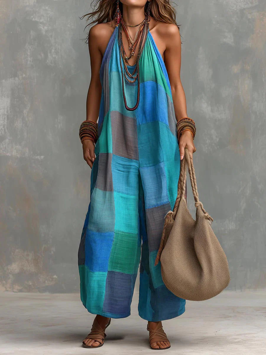 BEAUMONT NICE | COMBINAISON PATCHWORK BOHÈME POUR FEMMES