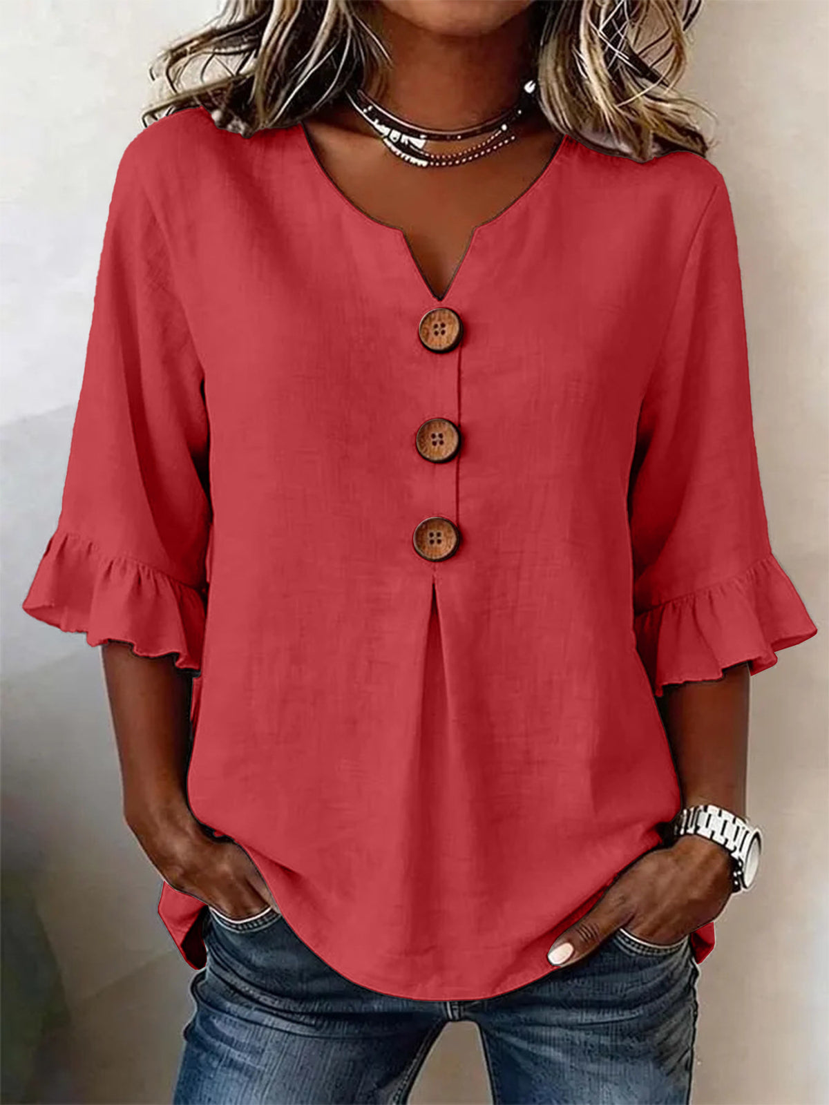 BEAUMONT NICE | BLOUSE À VOLANTS ROMANTIQUE POUR FEMMES