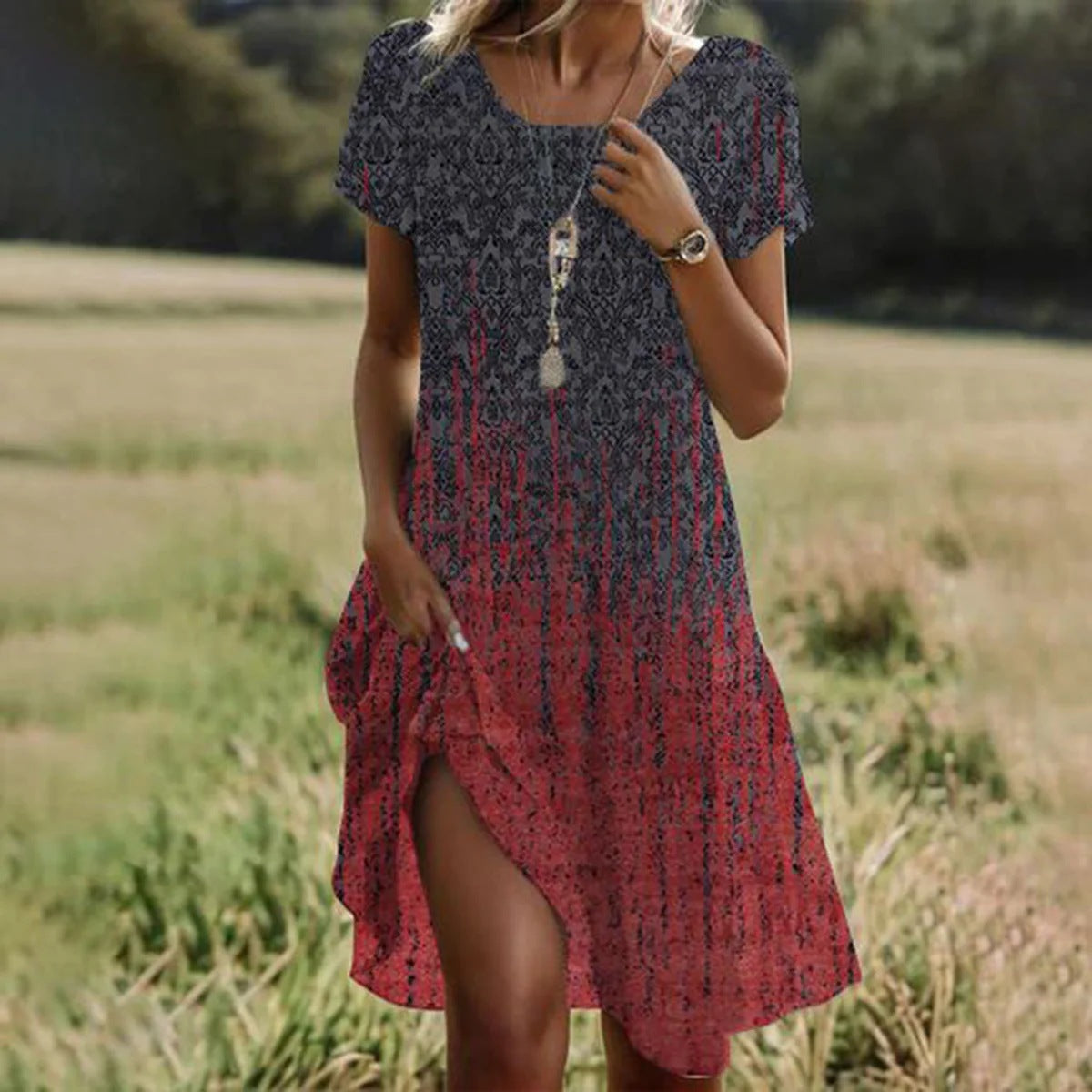 BEAUMONT NICE | ROBE MIDI D'ÉTÉ POUR FEMMES