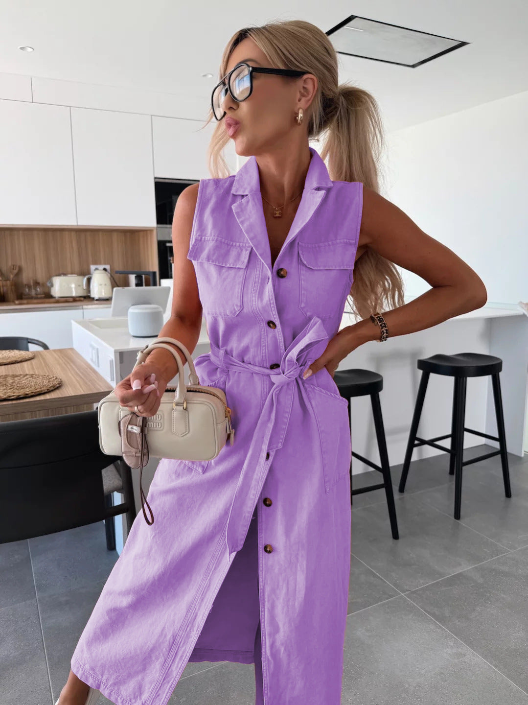 BEAUMONT NICE | ROBE EN JEAN MODERNE POUR FEMME
