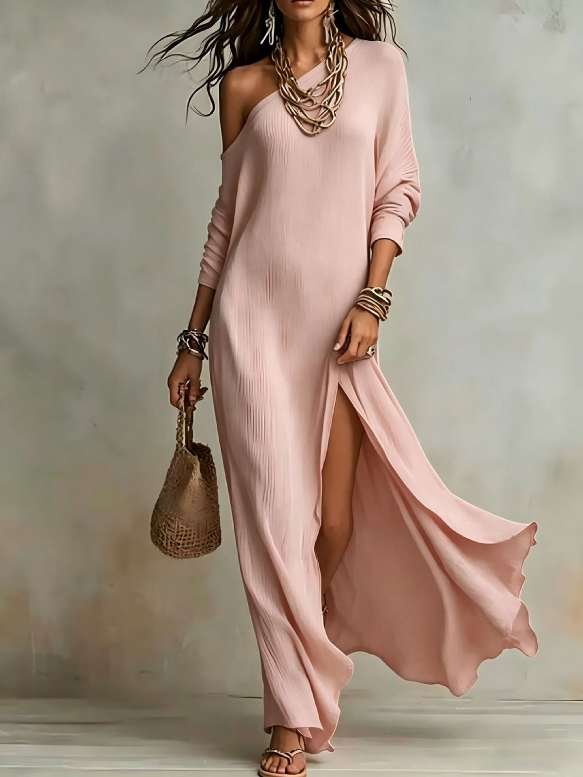 BEAUMONT NICE | ROBE À UNE ÉPAULE POUR FEMMES
