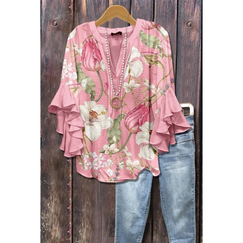 BEAUMONT NICE | BLOUSE À VOLANTS POUR FEMMES