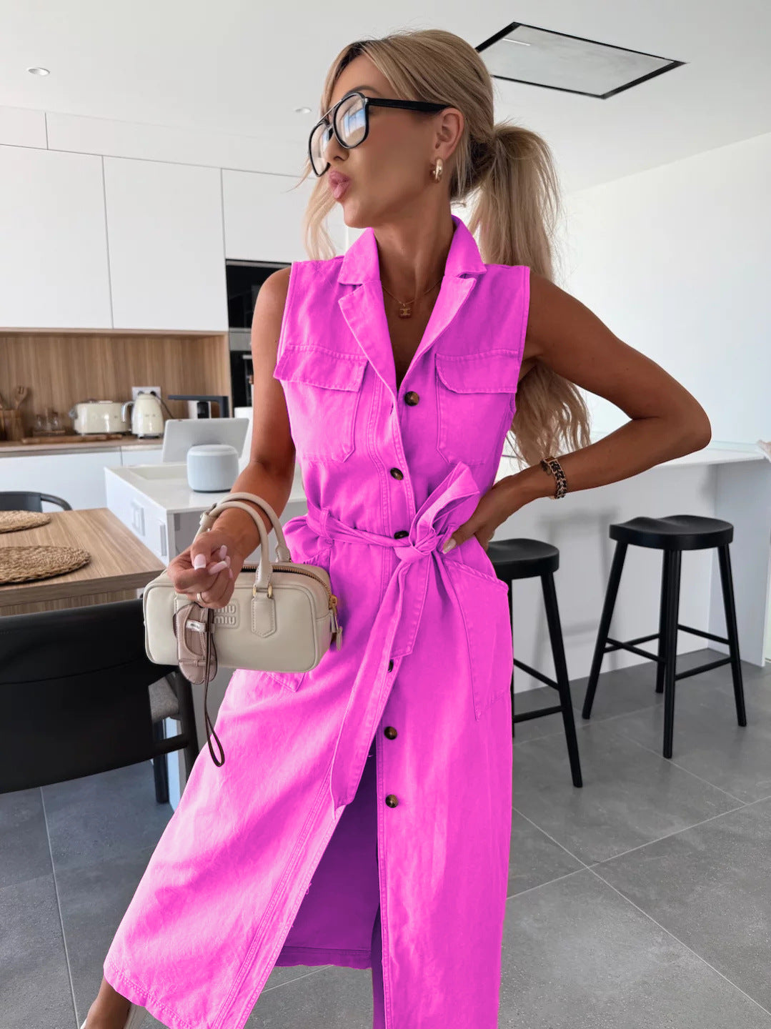 BEAUMONT NICE | ROBE EN JEAN MODERNE POUR FEMME