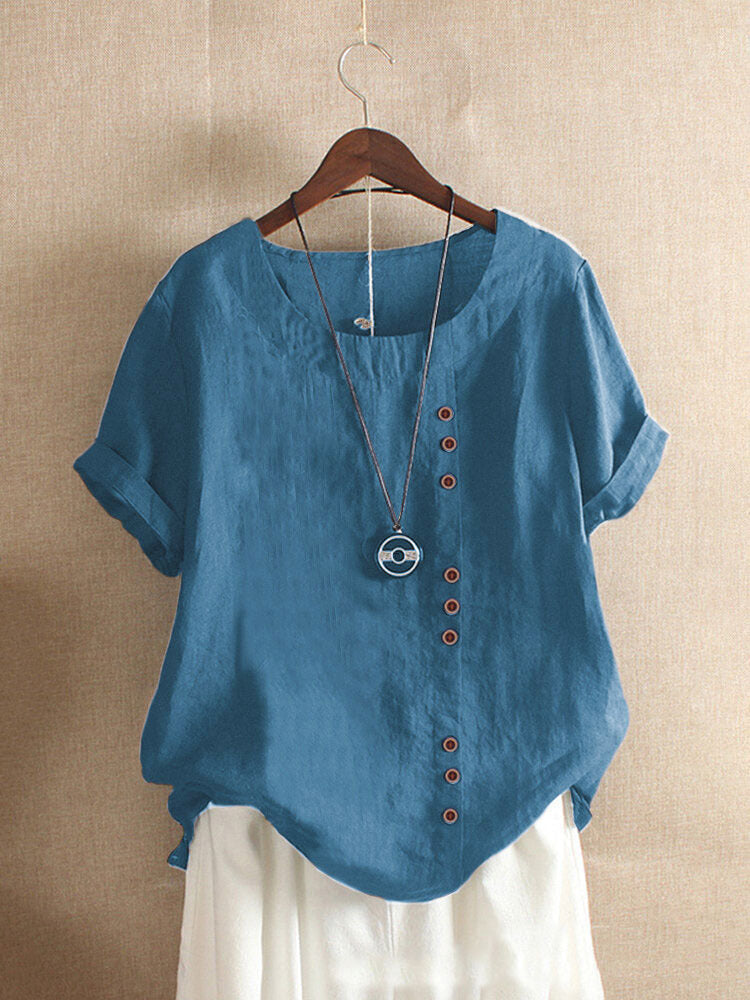 BEAUMONT NICE | BLOUSE EN COTON À BOUTONS POUR FEMMES